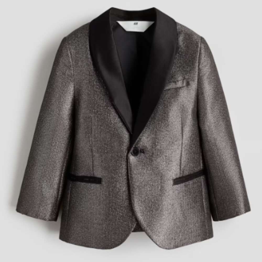 Boys Shimmer Tuxedo jacket